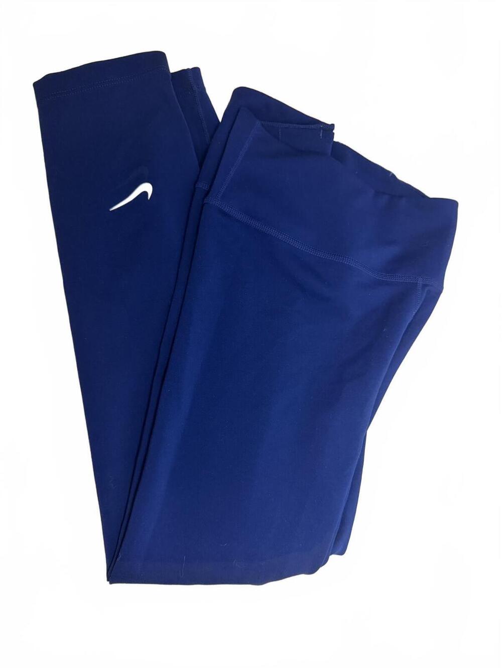 Nike Dri-FIT Leggings – Women’s Size S – Royal Blue Cropped Athletic Pants